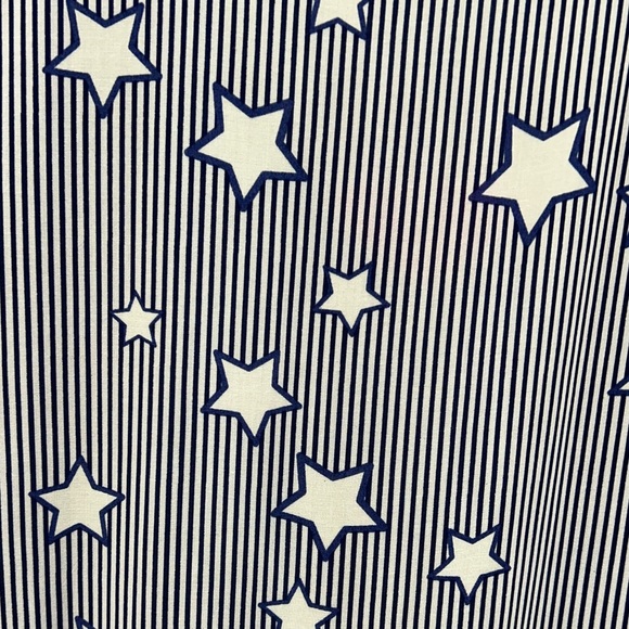 GOA size L blue white Stars and Stripe Swim Tunic good condition light fabric - Picture 13 of 14